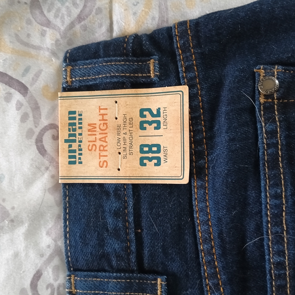 Apt. 9 Blue Slim Straight Jeans
